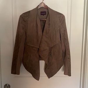 Faux Suede Jacket/Blazer